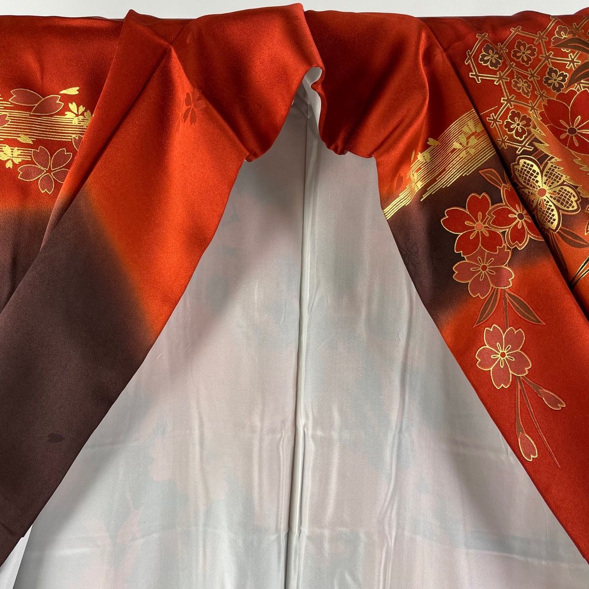 訪問着 身丈165.5cm 裄丈67.5cm 正絹 秀品 【中古】（振袖 身丈165.5cm  