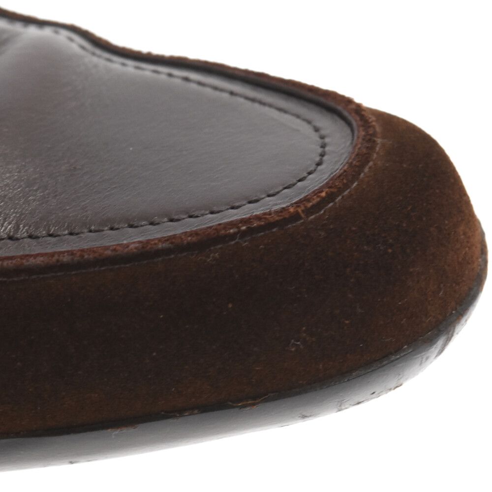 Salvatore Ferragamo サルヴァトーレ フェラガモ SUEDE CALF HICKORY 2 CALF スウェード カーフ ヒッコリー 2 カーフ ローファー レザーシューズ ブラウン