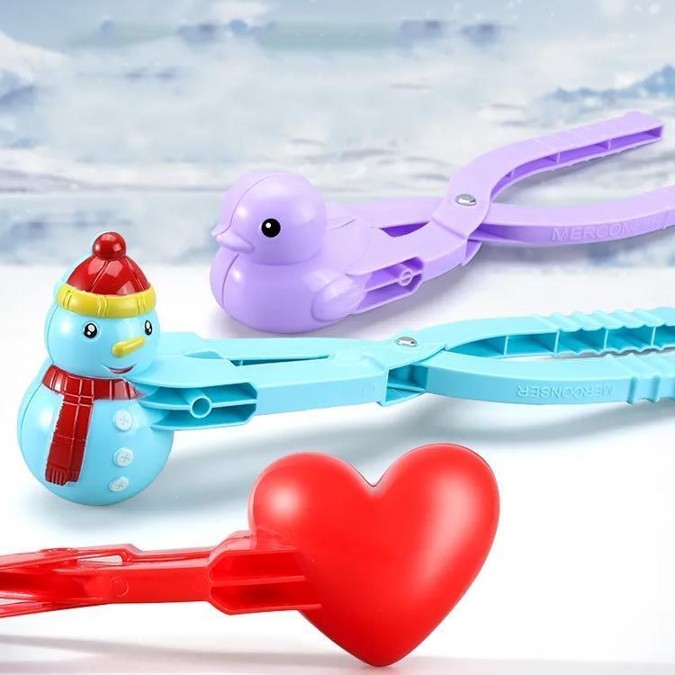 雪玉メーカー 雪玉製造機 アヒル雪玉 ハンドル付き 雪遊び 2個セット Amazon.co.jp: ZEZYXUFM 雪玉メーカー 雪玉製造機 アヒル雪玉