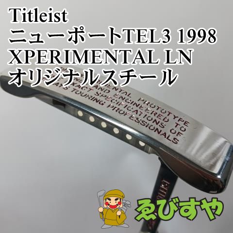 入間【中古】 パター タイトリスト SCOTTYCAMERON ニューポートTEL3 1998 XPERIMENTAL LN オリジナルスチール  0[3288]