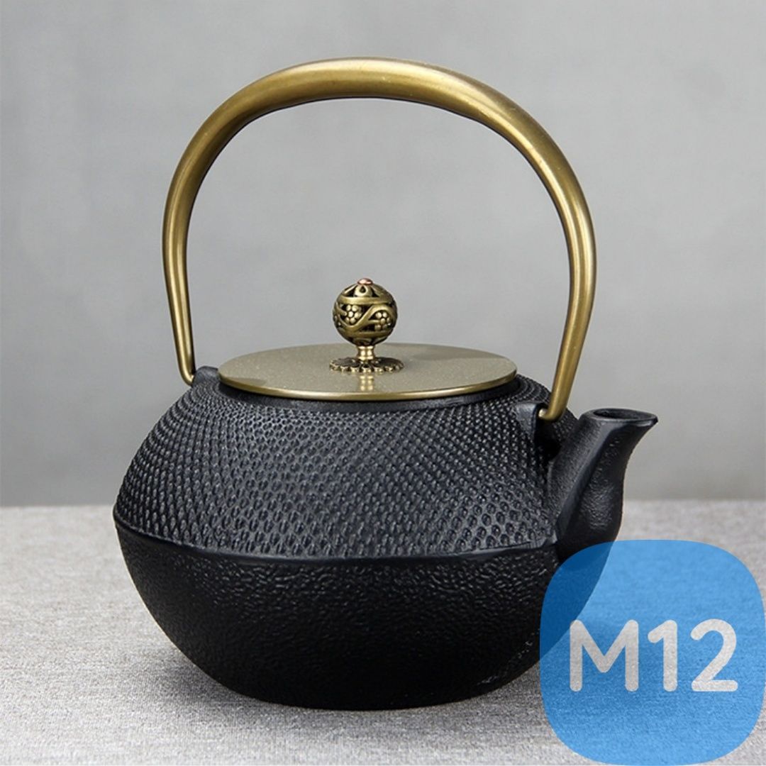 新品 急須 1200ml大容量 鉄瓶 鉄分補給 茶道道具 鋳鉄ケトル
