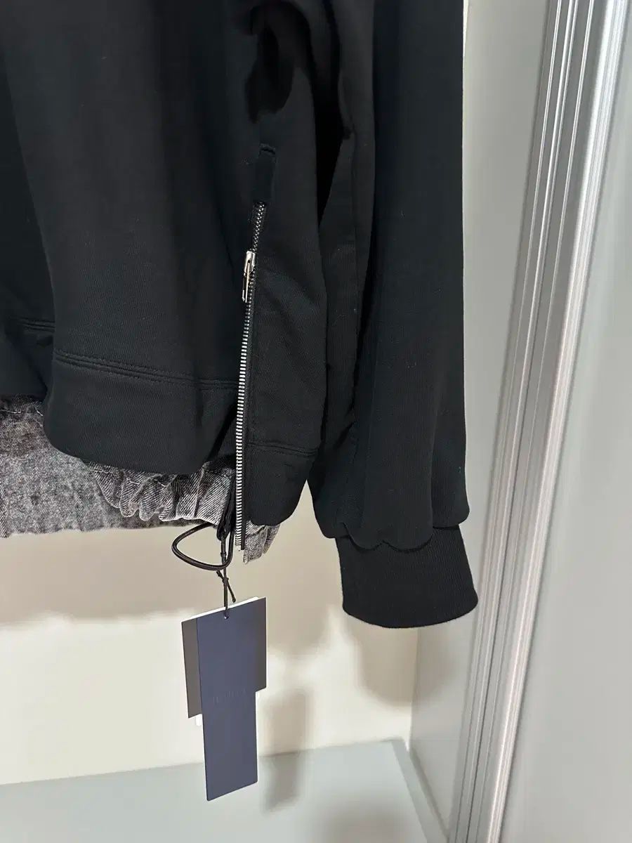 Juun.J ジュンジェイ デニム レイヤード ライト フード M