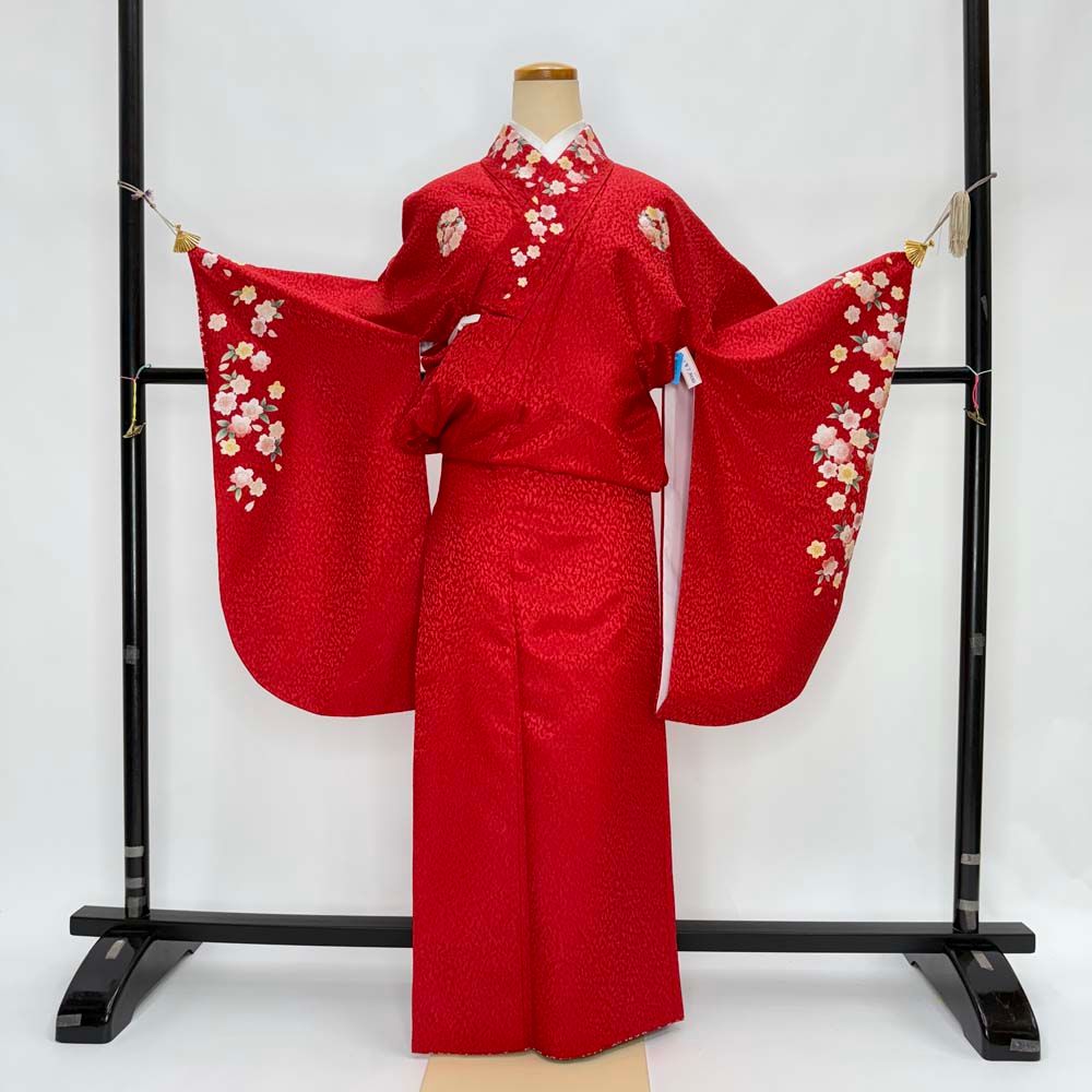 Y3916◇美品未着用 正絹 仕付け糸付 手縫い仕立て 訪問着 着物 楽天