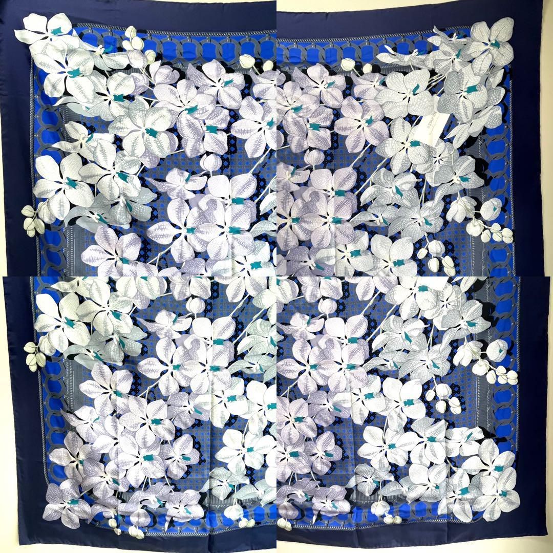 【美品】エルメス カレ90 Souvenirs d'Asie アジアの思い出 エルメスカレ90 SOUVENIRS D'ASIE / アジアの想い出 紫 レディース