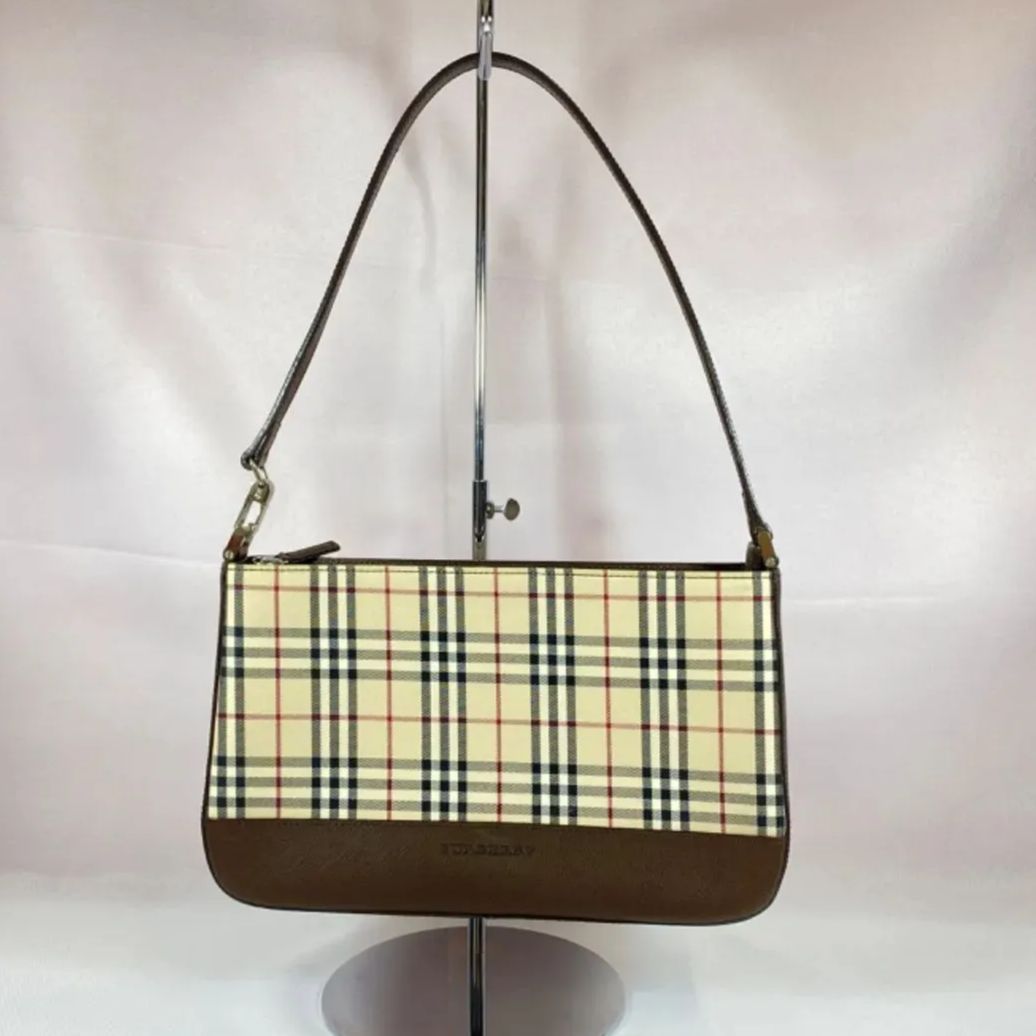 美品】BURBERRY バーバリー ノバチェック ワンショルダー