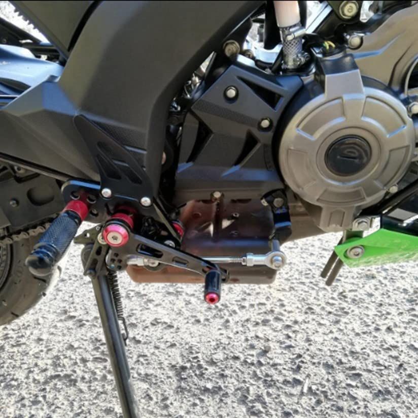 数量 バックステップ 川崎用 適合車種 KAWASAKI Z125 Pro 16-22年式 調整式 4ステップポジション CNCアルミ製 grey