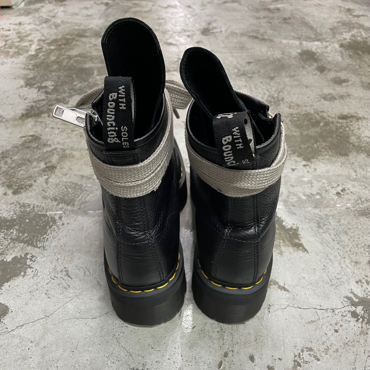 Rick Owens × Dr. Martens 1460 27978001 コラボ レザー ブーツ Rick Owens × Dr. Martens 1460 27978001 コラボ レザー ブーツ