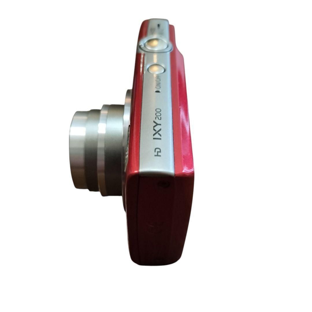 カメラ、光学機器 キャノン Canon IXY 200（レッド）