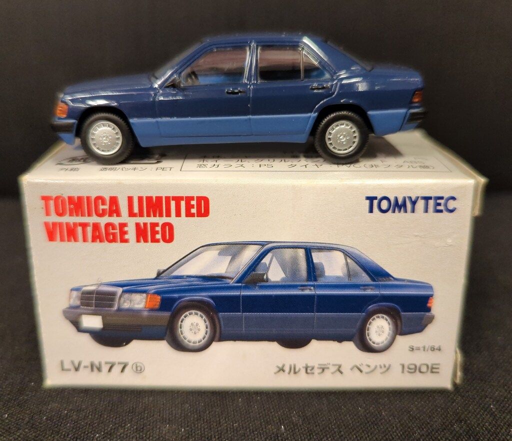トミーテック TOMICA LIMITED VINTAGE NEO メルセデスベンツ190E 91年 紺 LV-N77b