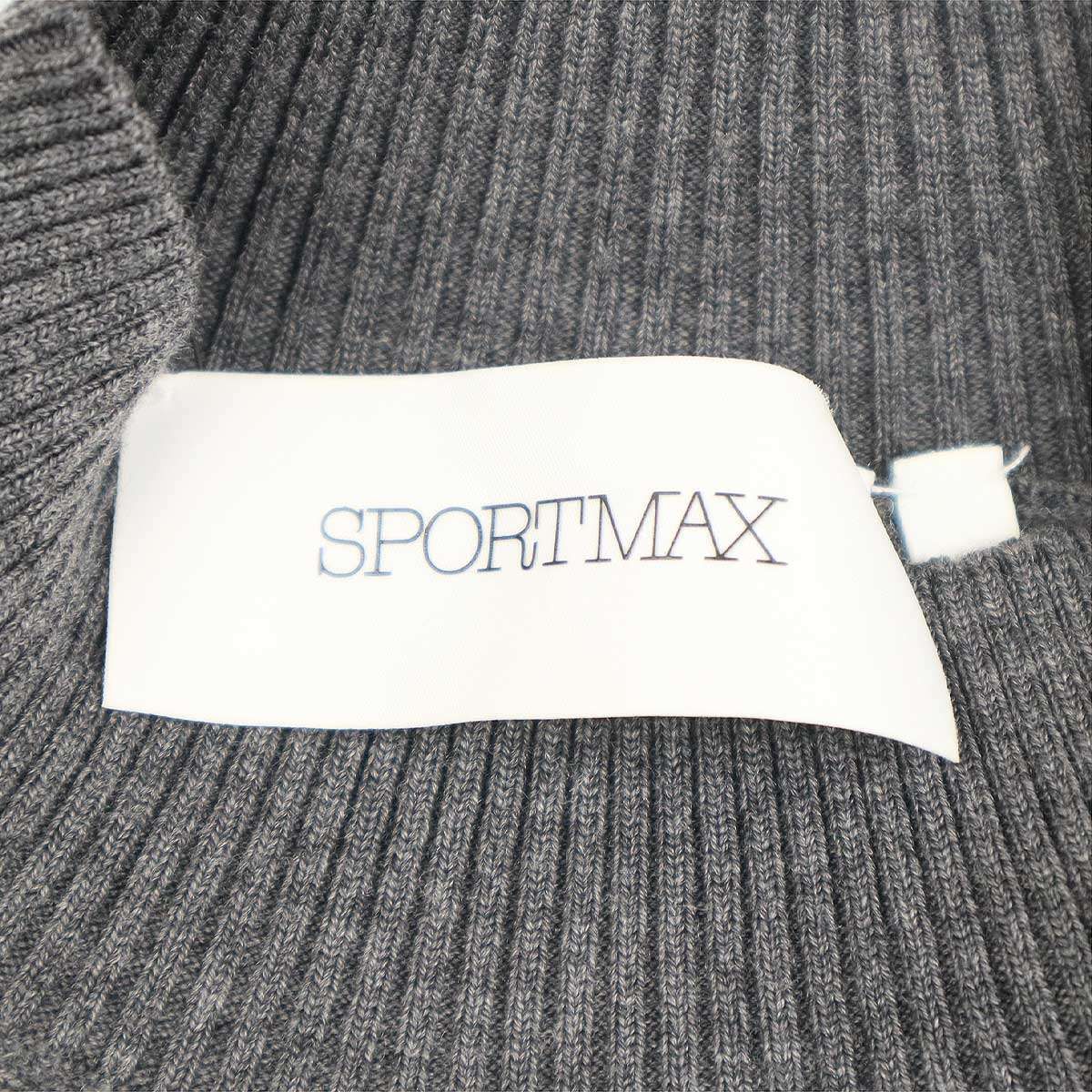 SPORTMAX スポーツマックス ヴァージンウールトリコットドレス 