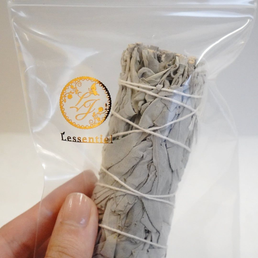 【 ホワイト セージ 】40g サルビア ハーブ アロマ 浄化 瞑想 お香 無農薬 カリフォルニア デトックス おうち時間
