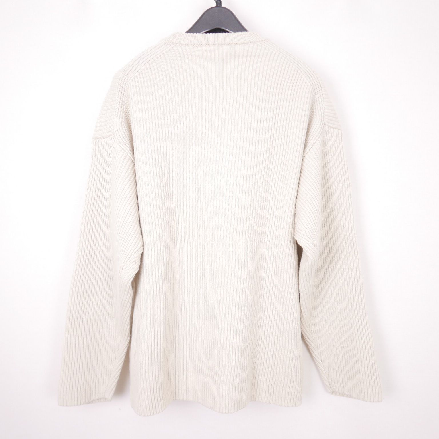 17AW AURALEE オーラリー SUPER FINE WOOL RIB KNIT BIG P/O メンズ 