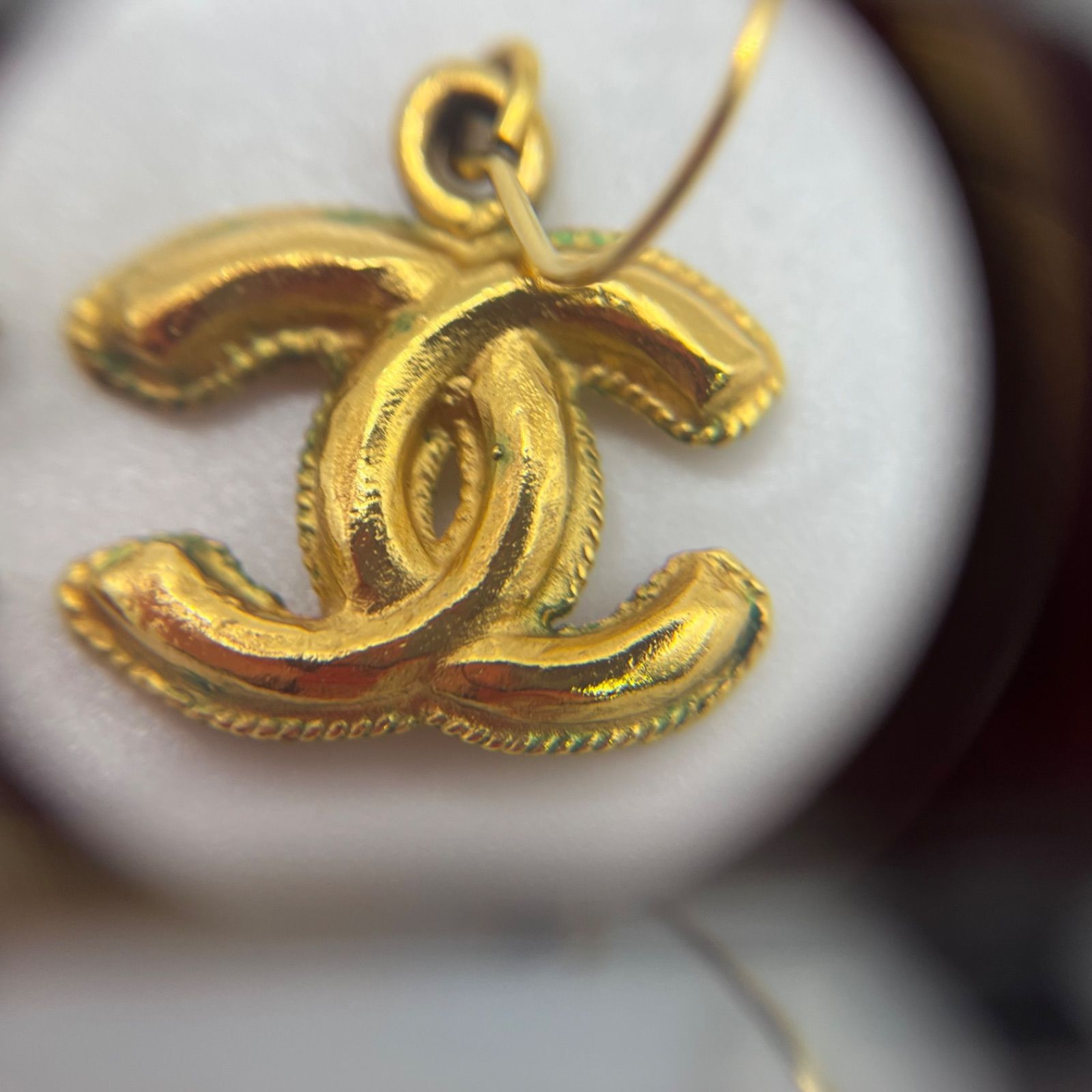 CHANEL シャネル ピアス ココマーク ゴールド ヴィンテージ CHANEL シャネル ココマーク ピアス ゴールド オールド vintage