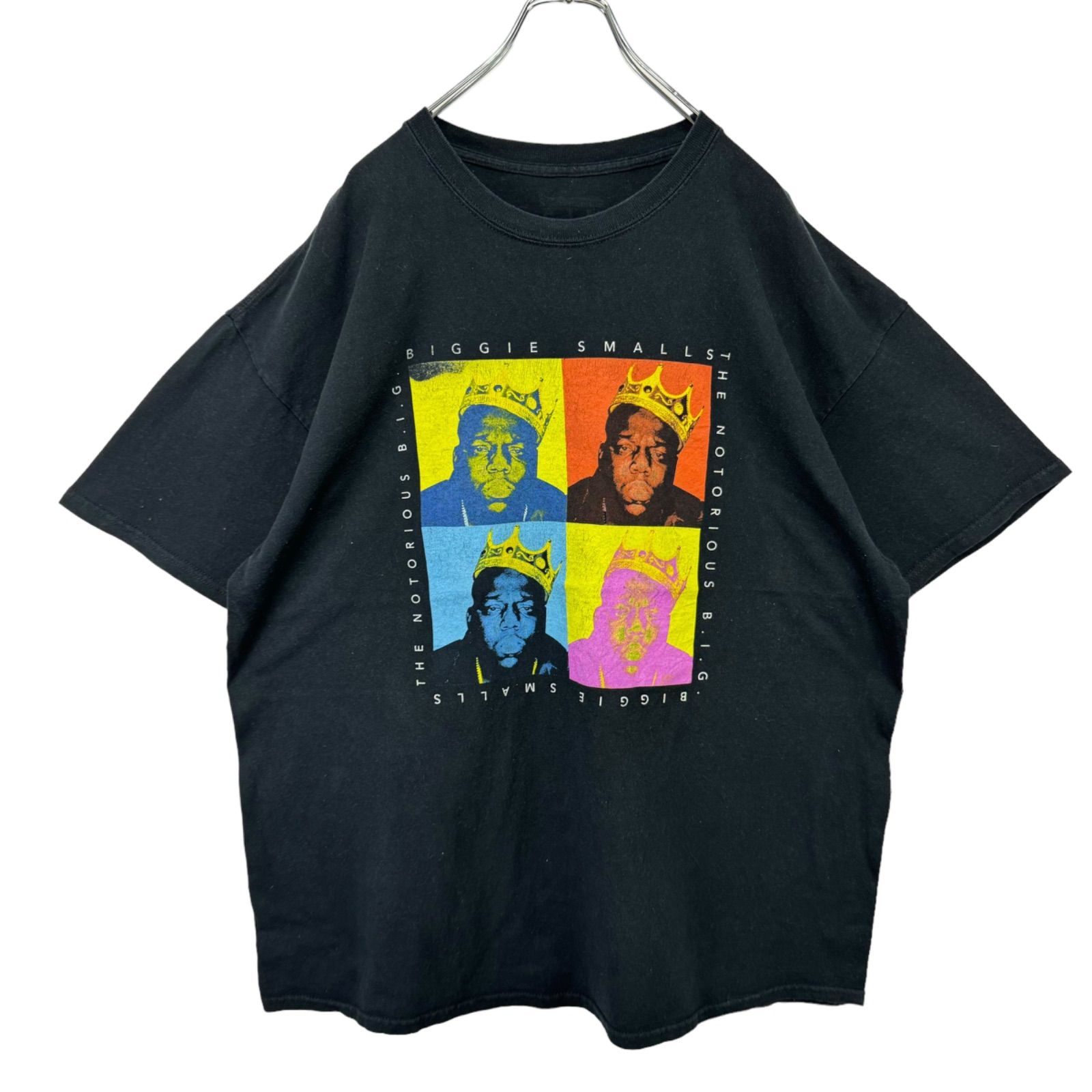 BIG Biggie Smalls Print T-shirt Tee ビギー Tシャツ HIPHOP ヒップ