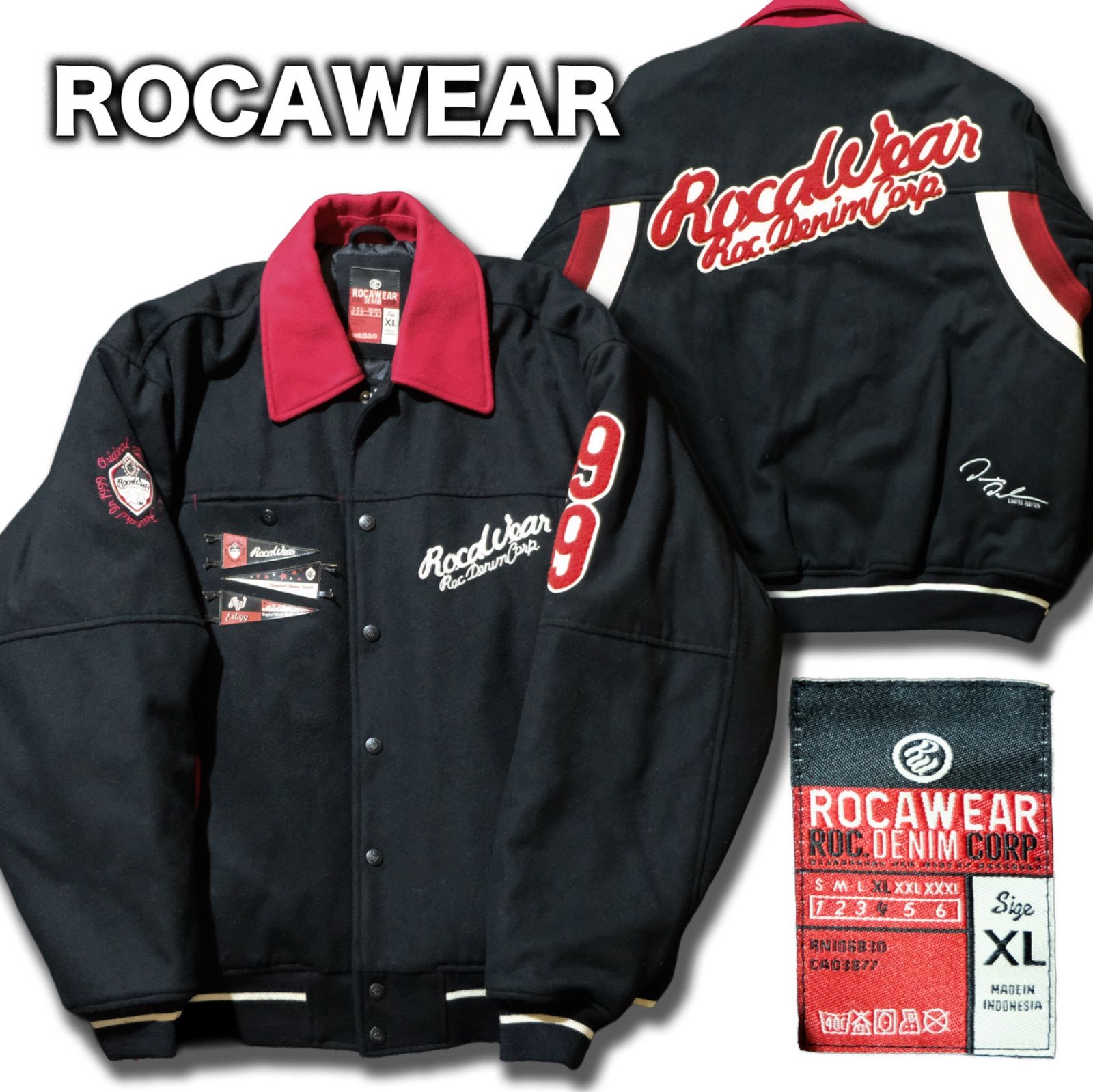 ROCA WEAR メンフィスブリーク着 メルトンスタジャン XL 90