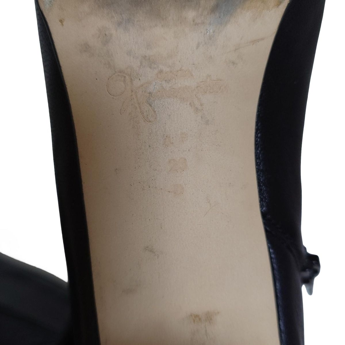 GINZA Kanematsu ギンザカネマツ ロングブーツ 23 レディース - 黒 レザー KIN-KAAI_COM