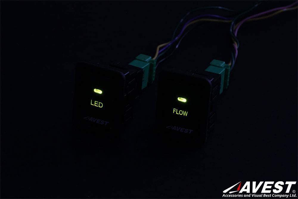 新品 AVEST VeritcalArrow ウインカーレン ョン 純正風スイッチ LED点灯 22.5mm×33mm 2450 ハグハグ  メルカリ