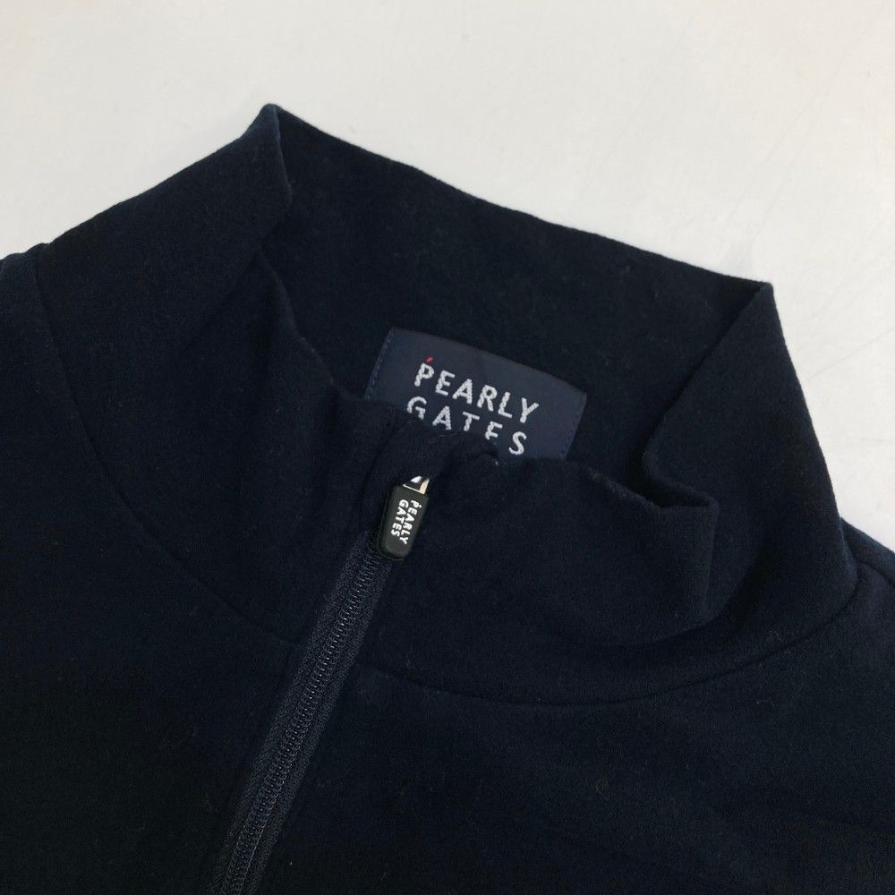 PEARLY GATES 長袖ハーフジップカットソー サイズ5 PEARLY GATES 長袖ハーフジップカットソー サイズ5