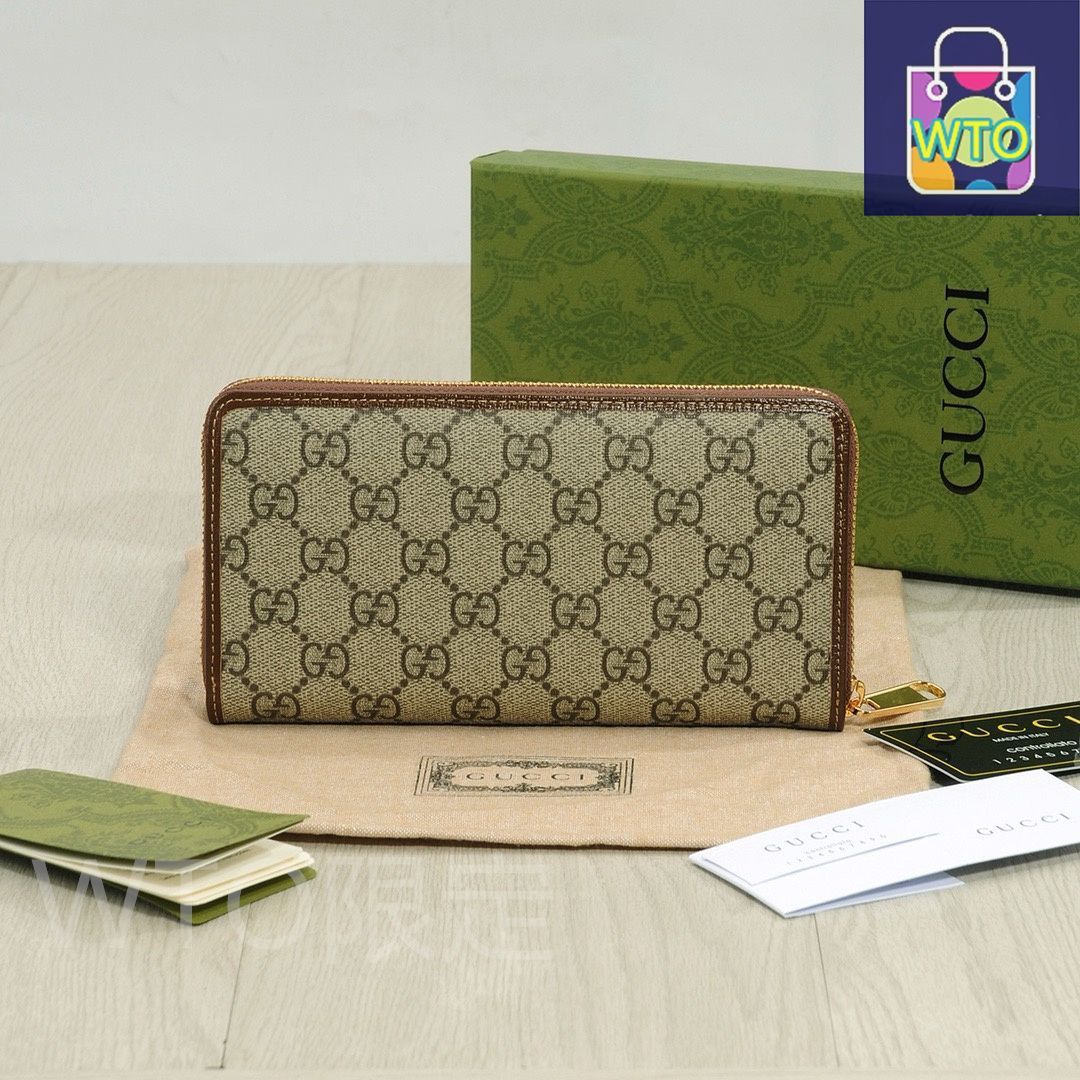 今日WTO】Gucci グッチ シングルジッパーハンドバッグ レザーと