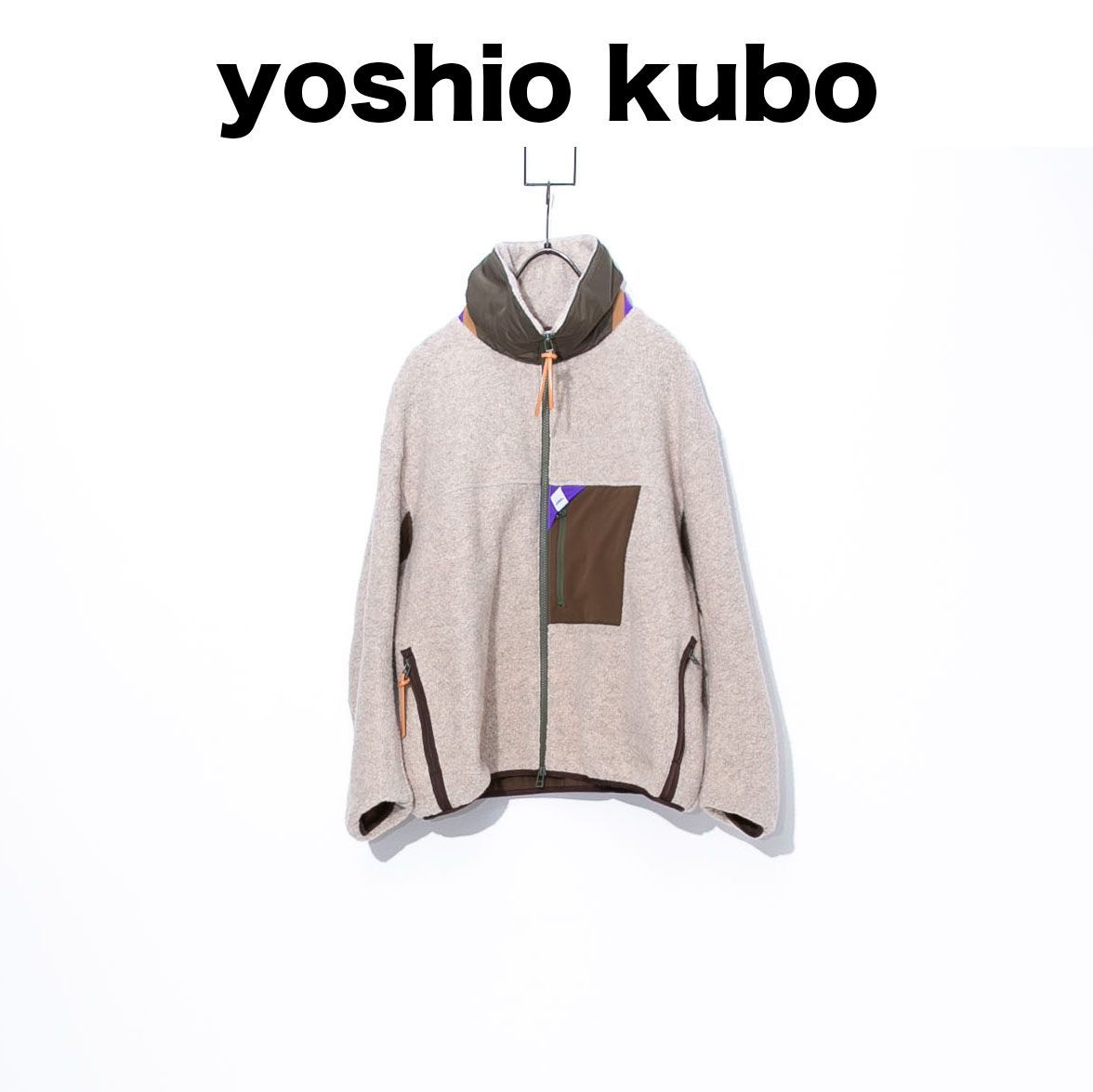 yoshio kubo ヨシオクボ FLEECE JACKETボアフリースジャケット - メルカリ