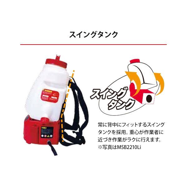 バッテリー 動噴 霧太郎 i-N 本体のみ 噴霧器 噴霧機 背負式 充電式