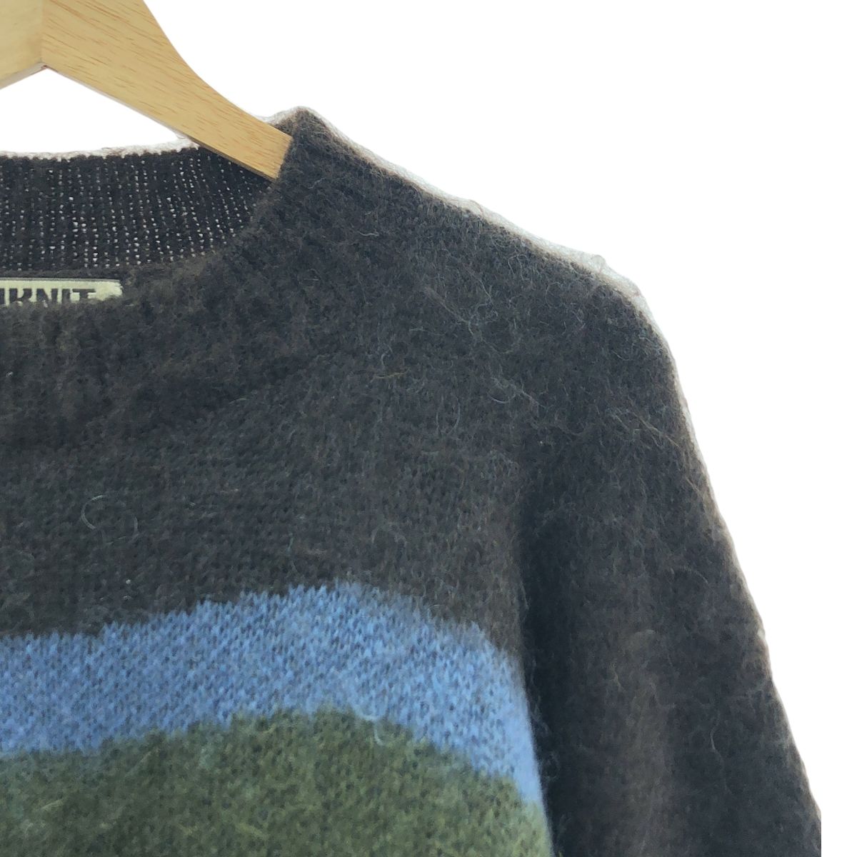 NKNIT / ンニット | 2022AW | wave pattern mohair KNIT / モヘヤ 