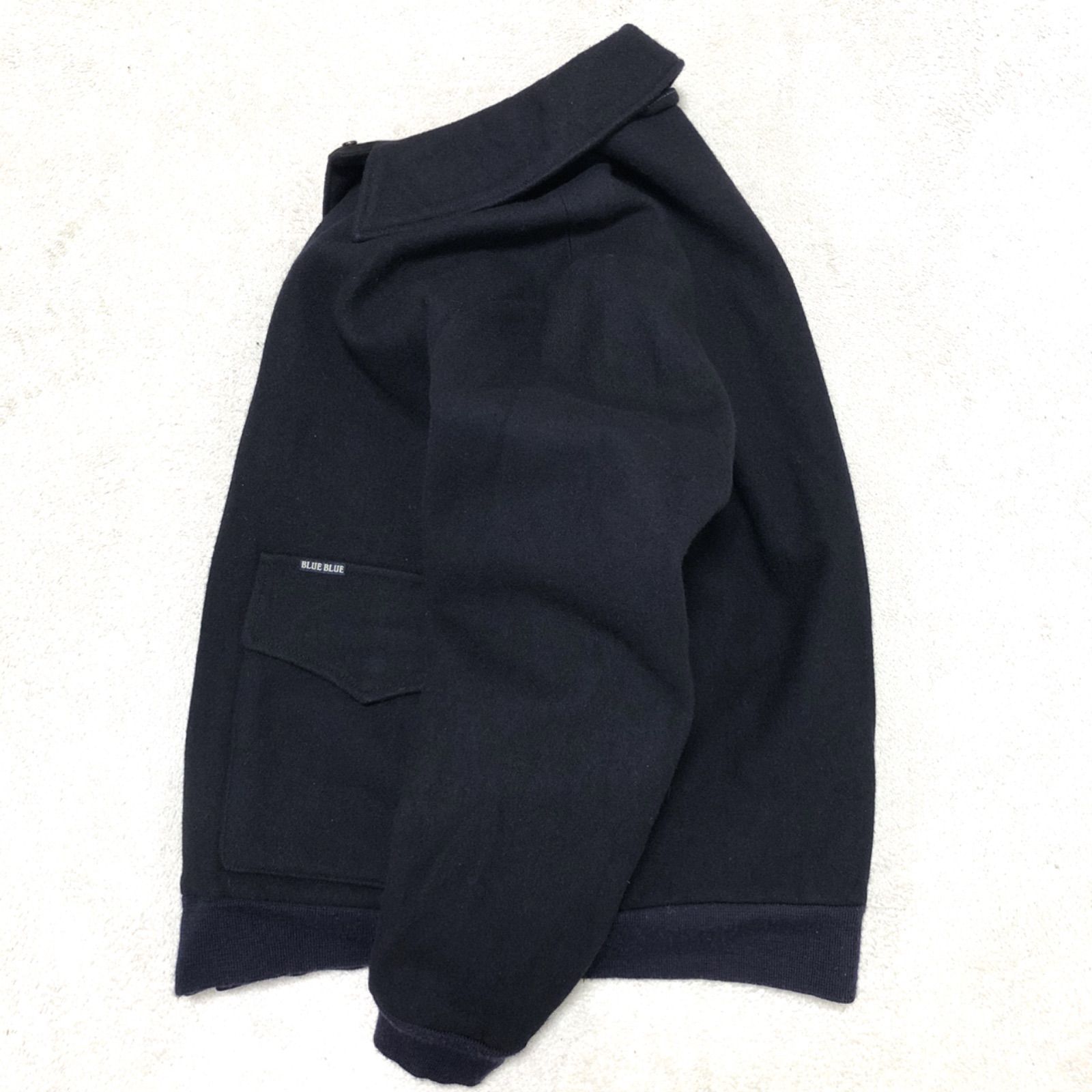 BLUE BLUE A-2 フライトジャケット ボンバージャケット メルトンウール