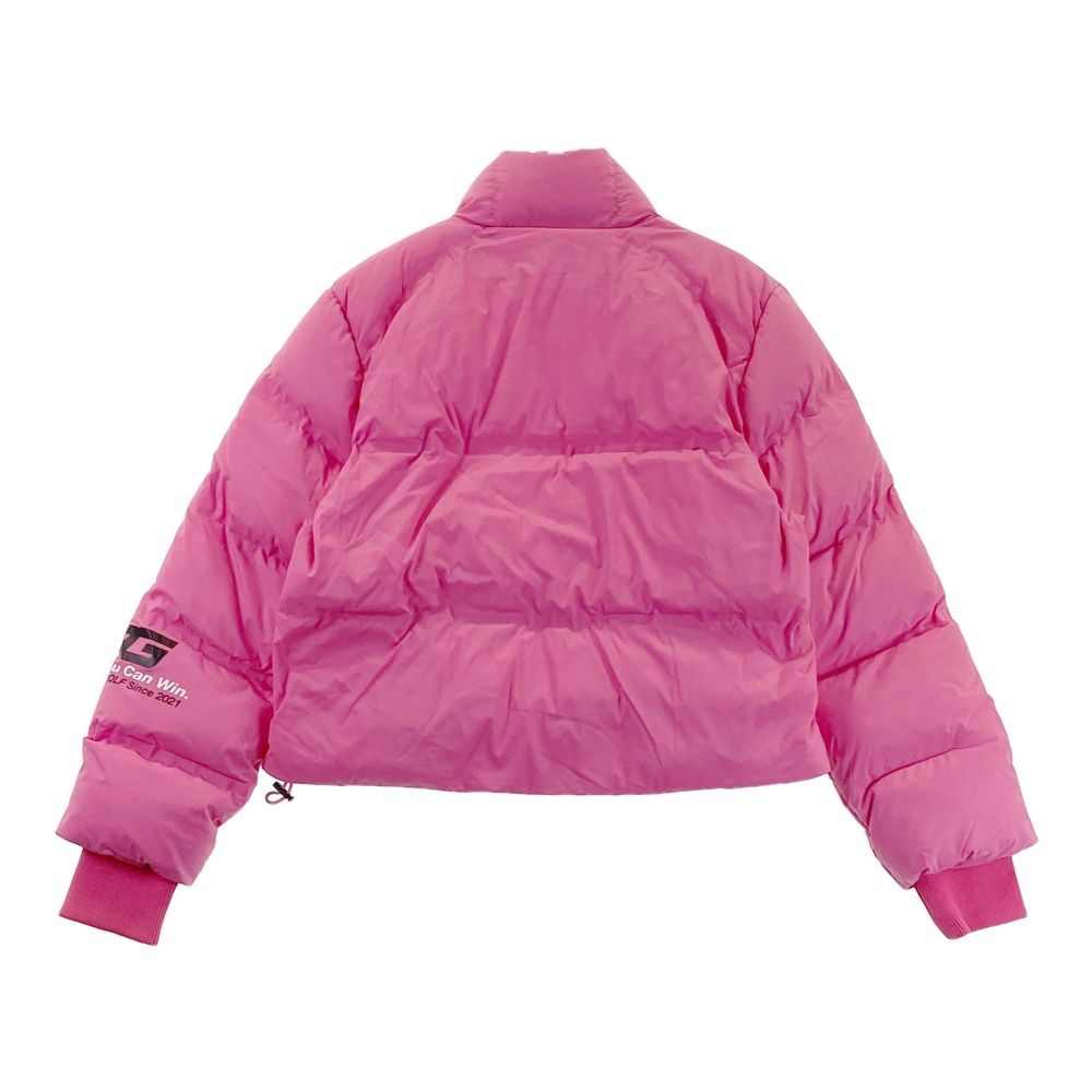 品質も絶対に保証！ サイズ M CPG GOLF シーピージーゴルフ ダウン ジャケット ピンク系 240101440594 ゴルフウェア レディース ストスト 送料無料も!
