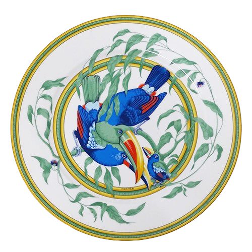 エルメス　陶器皿　トゥカン エルメス HERMES 食器 Toucans トゥカン レディース メンズ