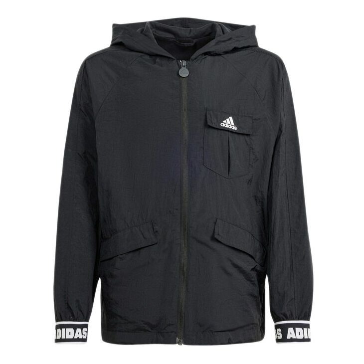 アディダス キッズ ジュニア ウィンドブレーカー adidas U ダンス ウーブンジャケット 130-160cm 子供服 キッズウェア アウター スポーツウェア ウインドブレーカー 子ども用 ジャンバー ナイロ