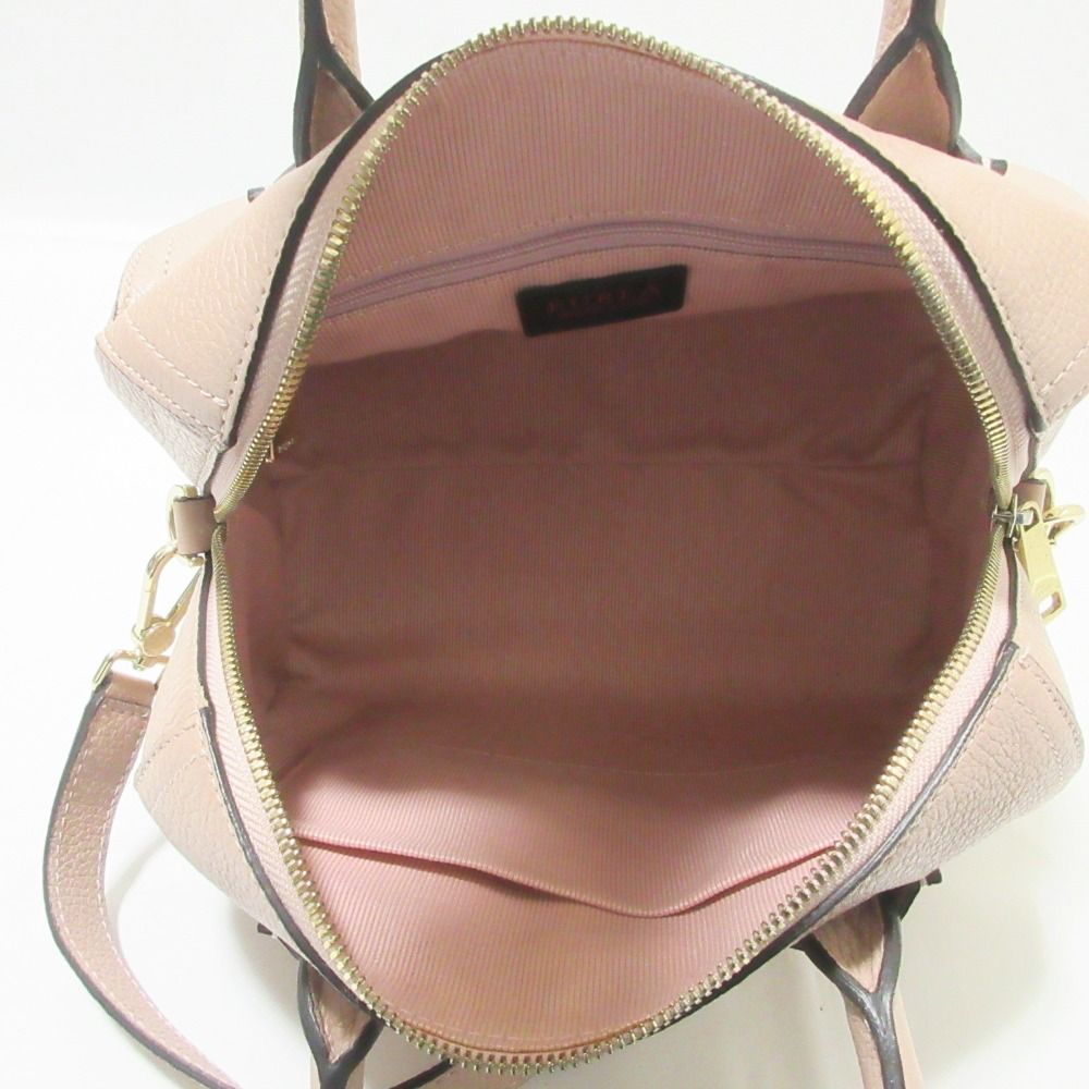 美品 FURLA フルラ ALBA アルバ S サッチェルバッグ レザー 2WAY  