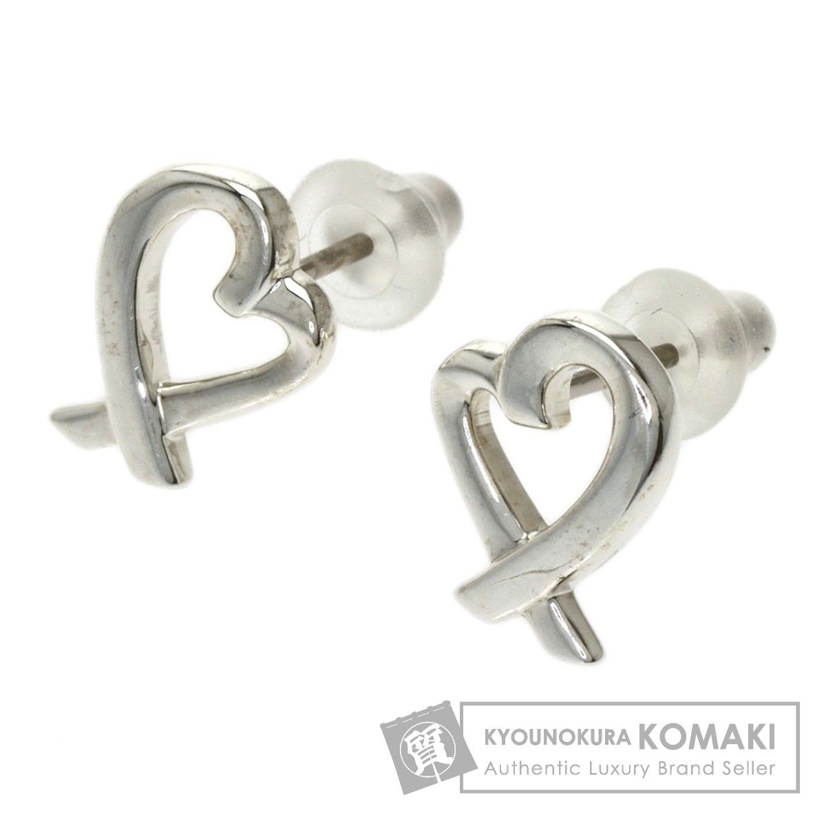 TIFFANY&Co. ティファニー ジュエリー ハートピアス/SV/3.0g 貴金属 