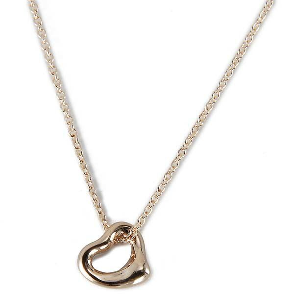 ティファニー TIFFANY ＆ Co. ネックレス 60957436 オープンハート 18金ローズゴールド レディース アクセサリー