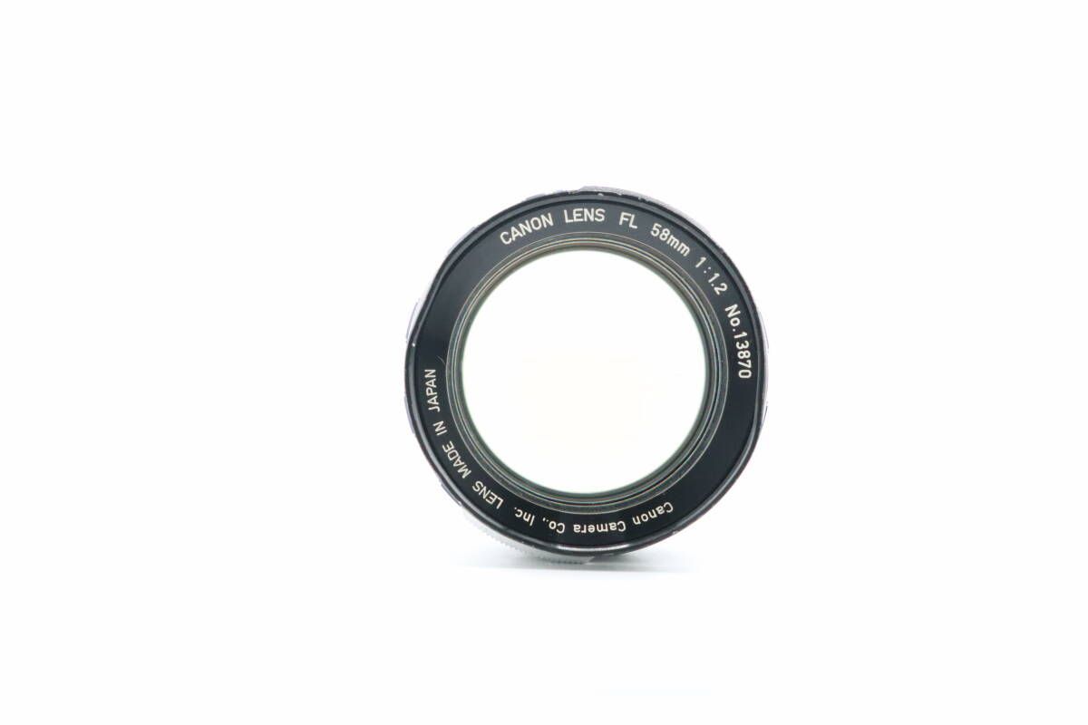 良品 Canon FL 58mm F1.2 返品保証 キヤノン 単焦点レンズ ② FL58mm F1.2 (II) - キヤノンカメラミュージアム