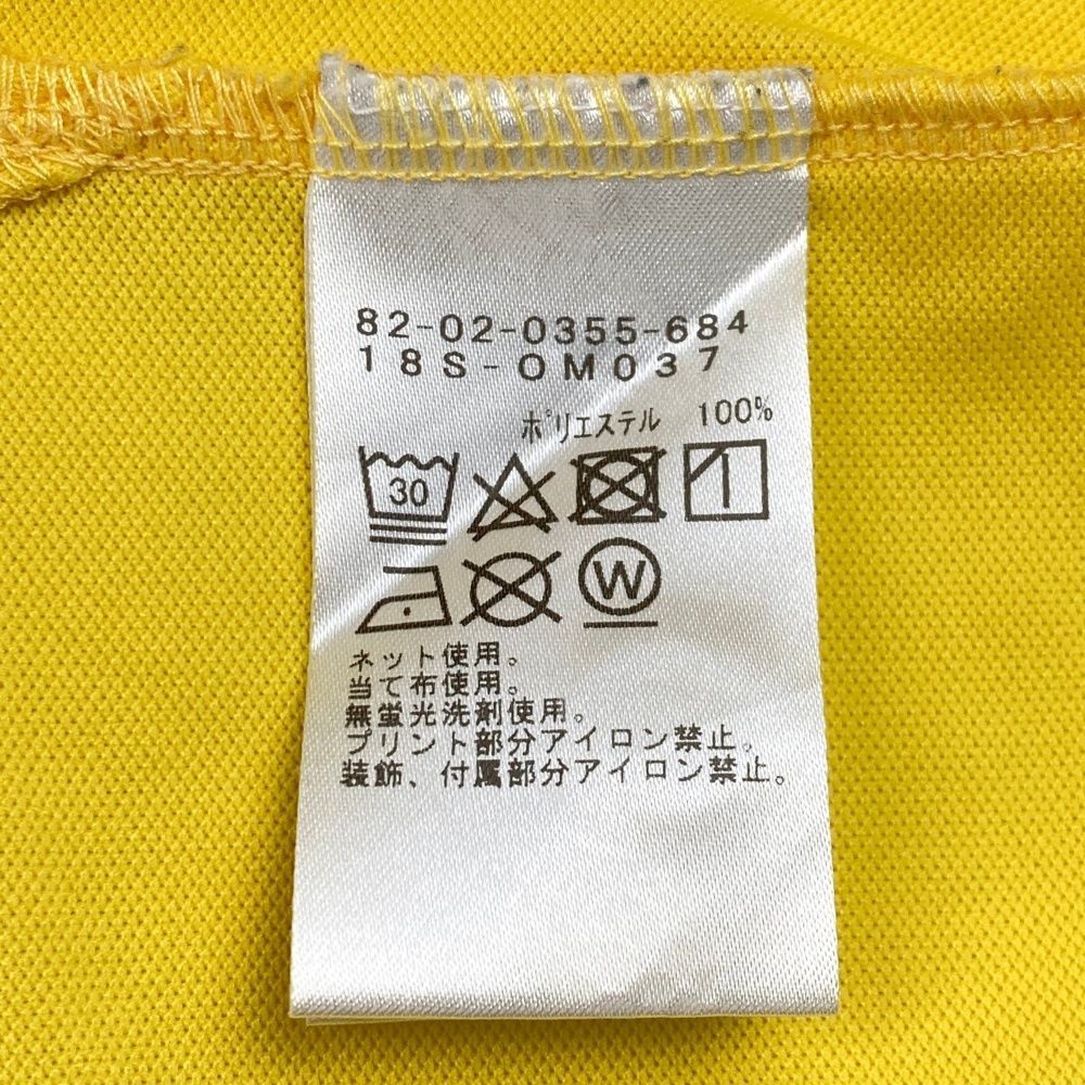サイズ：XL BEAMS GOLF ビームスゴルフ 半袖ポロシャツ イエロー