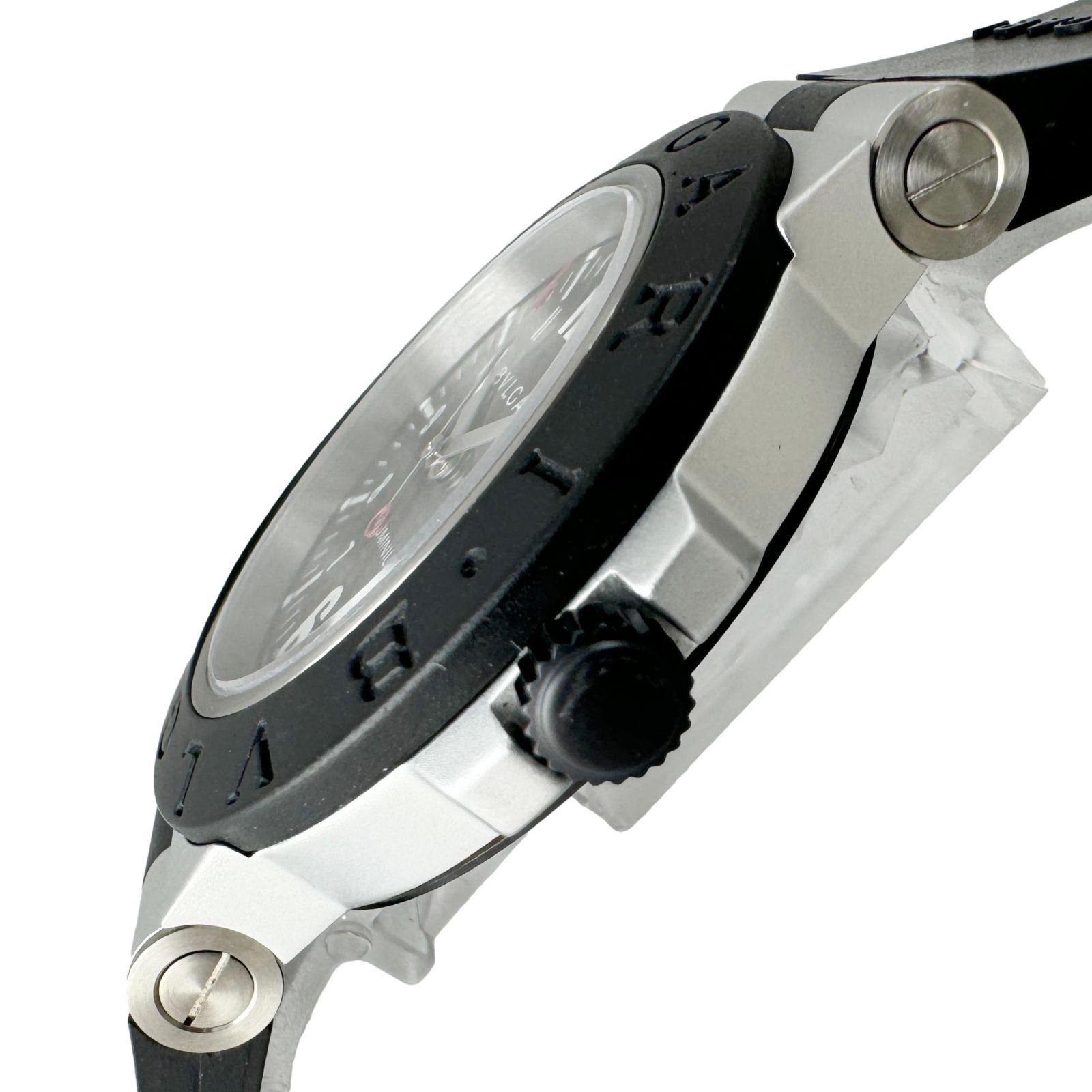 BVLGARI ブルガリ☆アルミニウム AL38TA】中古 メンズ腕時計 自動巻き 