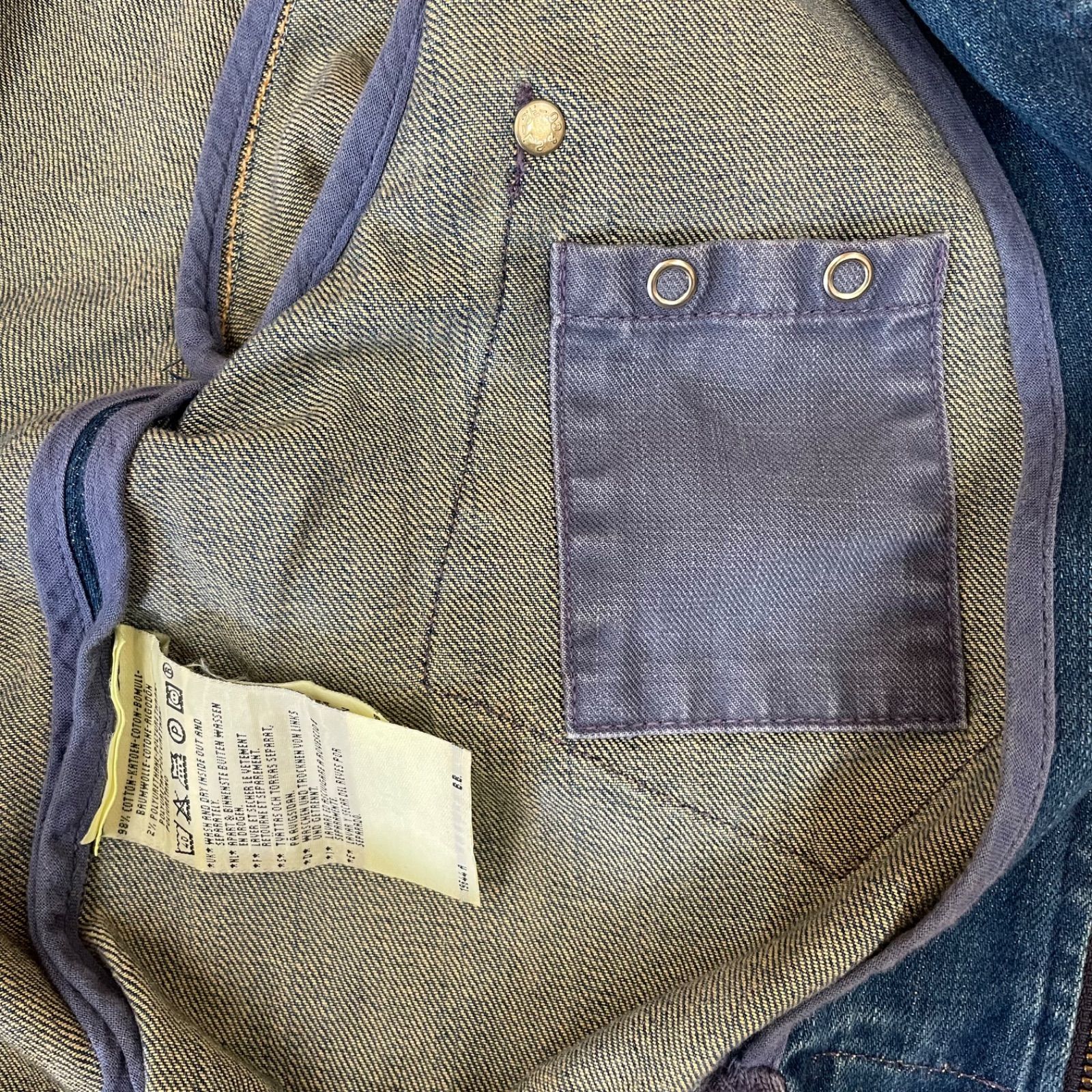 00s LEVI'S RED デニムジャケット レディースXS リーバイス