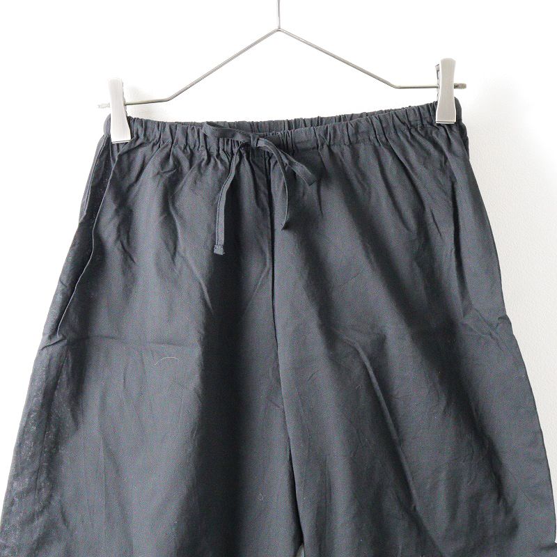 ネストローブ　レース　ペチパンツ ネストローブ nest Robe 裾レースコットンペチパンツ/ブラック