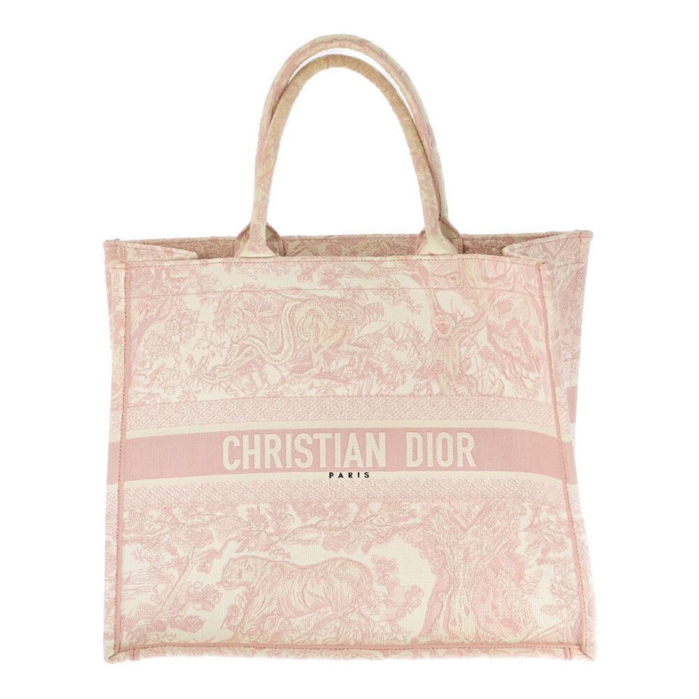 Christian Dior クリスチャンディオール ブックトートラージバッグ トワル ドゥ ジュイ エンブロイダリー/50-MA-1200/ピンク【オールシーズン】【♀】【A】【レディース】☆□542019【中古】  - メルカリ