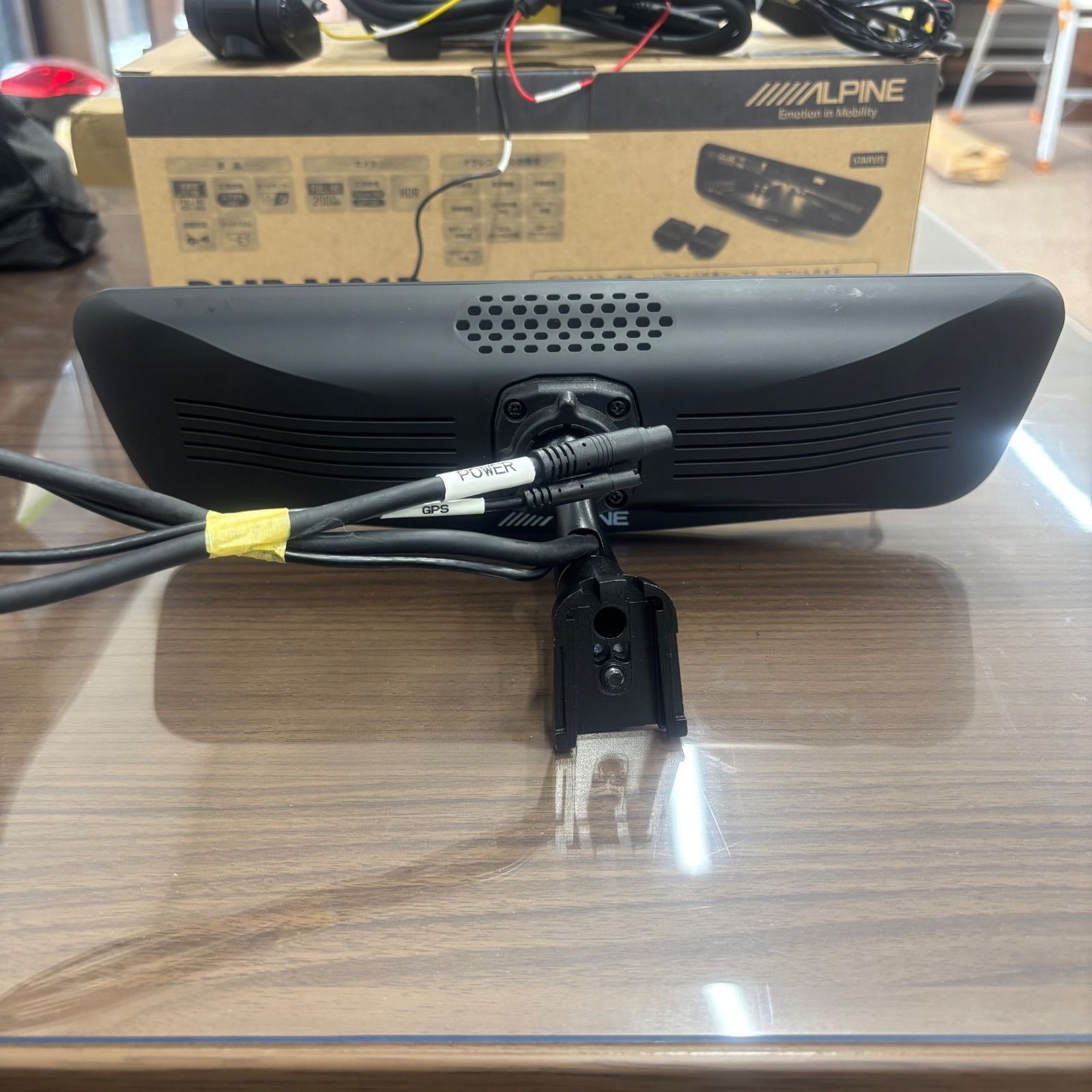 デジタルミラー型 前後ドライブレコーダー アルパイン DMR-M01R