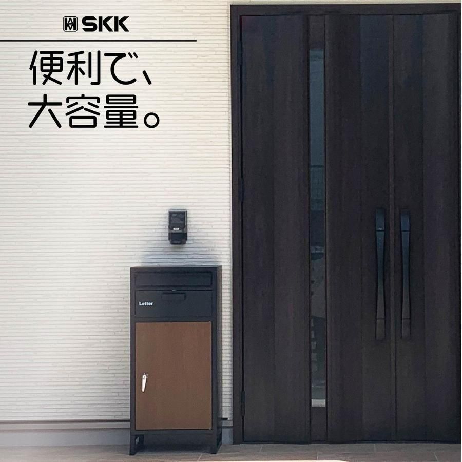 宅配ボックス ポスト 戸建 後付け 大型 おしゃれ スタンドポスト 1253