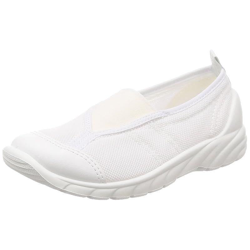 [シュンソク] 上履き バレー 日本製 14~26cm 0.5cm有 1.5E キッズ 男の子 女の子 SSK 1020 ホワイト 20.0 cm