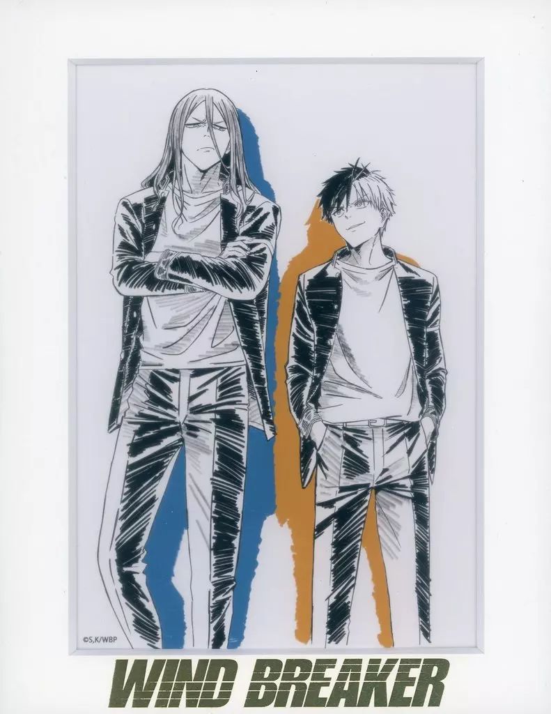 雑貨 桜遥＆杉下京太郎 川上大志 描き下ろし A5サイズイラストボード WIND BREAKER 東風商店街ハロウィンまつり 昼の部 グッズ付き配信視聴チケット特典