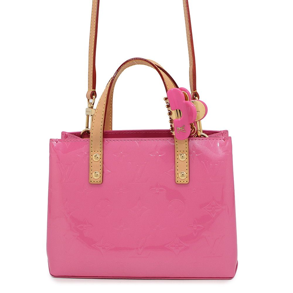 【正規品】ルイヴィトン ハンドバッグ ヴェルニ　ストラップ　2way モノグラム 美品】LOUIS VUITTON ルイヴィトン ヴェルニ ロクスバリー