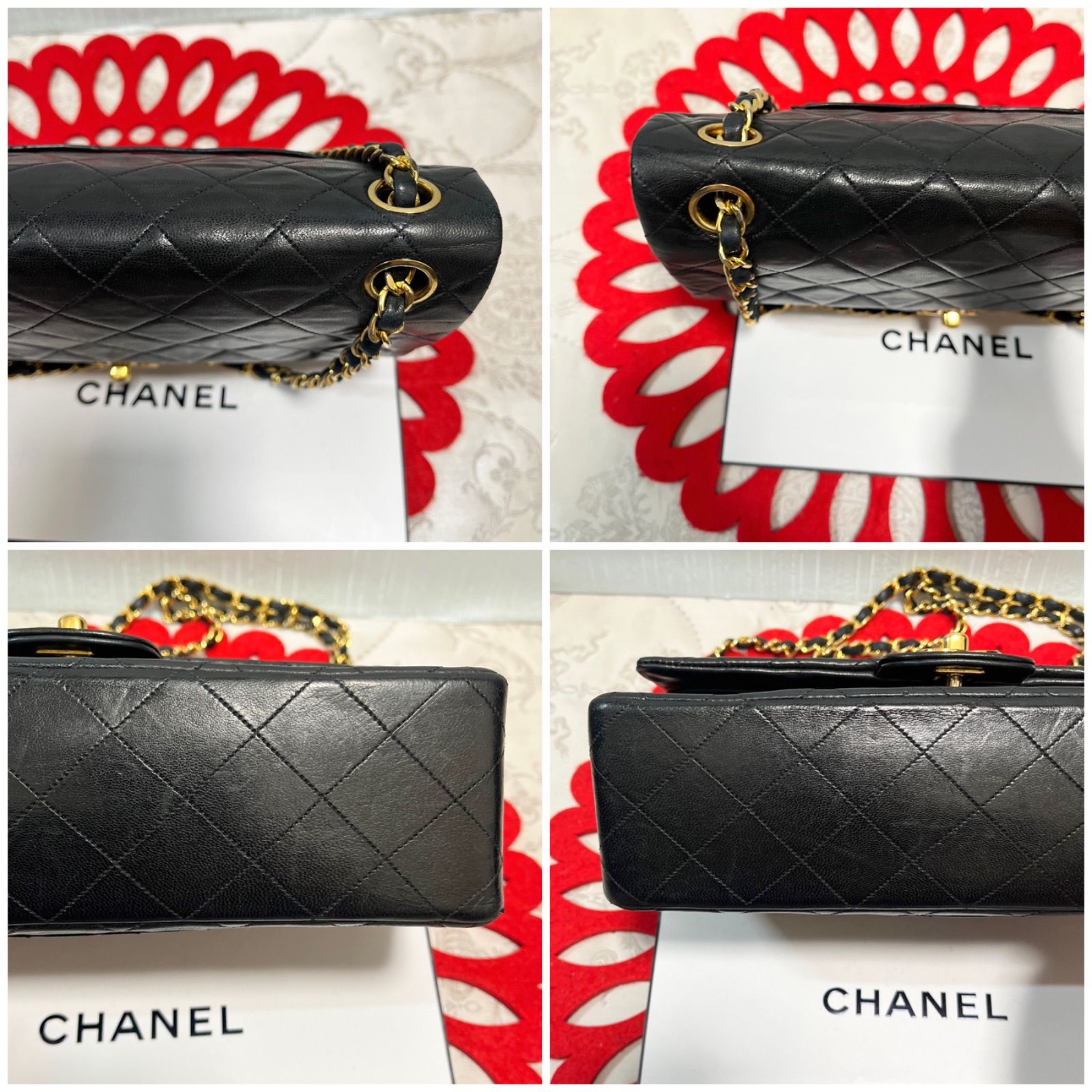 極上美品 シャネル CHANEL マトラッセ ダブルフラップ ダブル