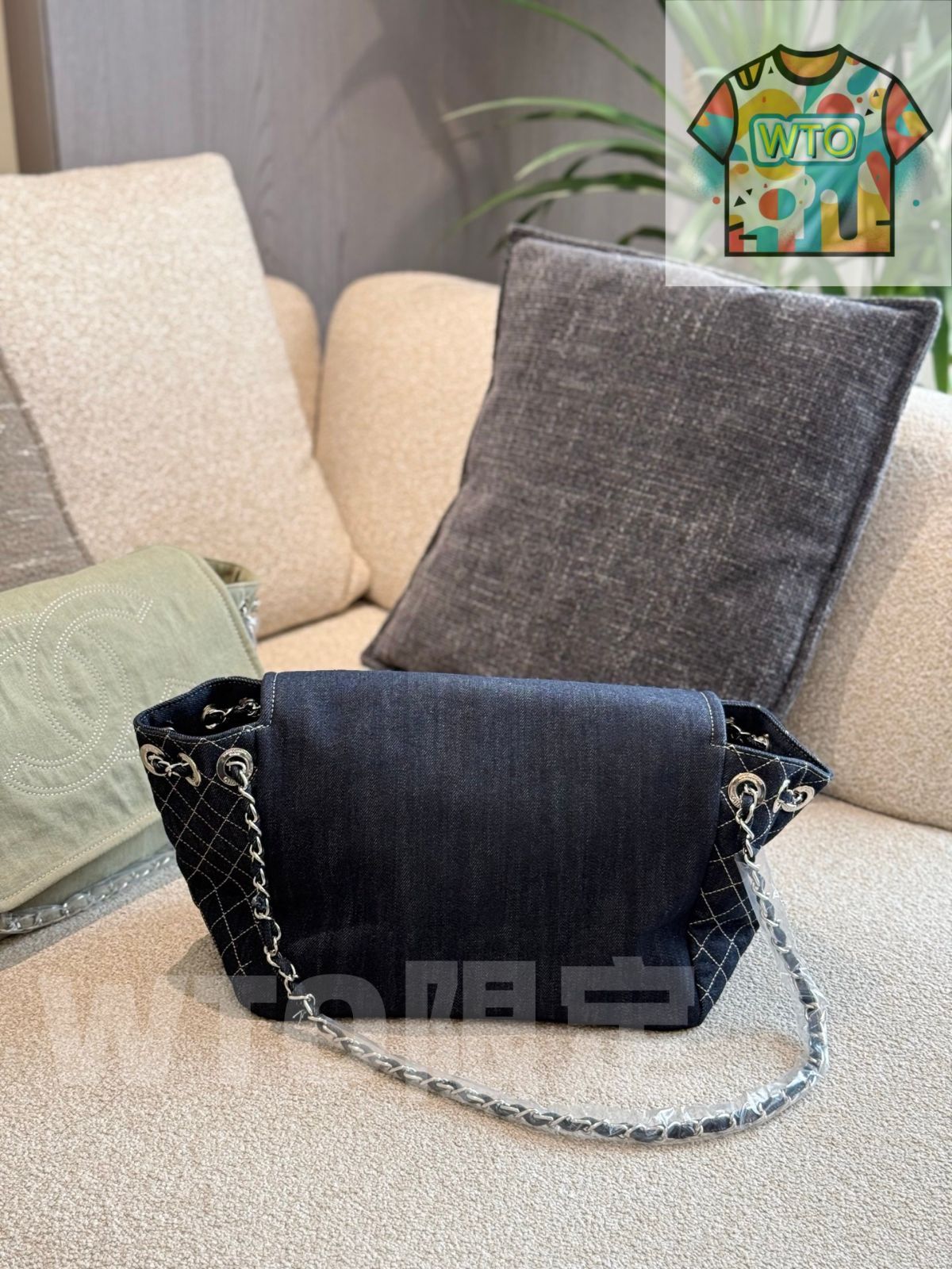 今日WTO】Chanel Denim Tote Bag / シャネル デニム トート