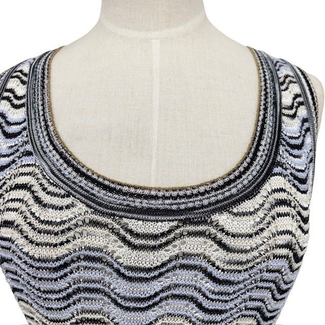 中古 ミッソーニ MISSONI タンクトップ サマーニット