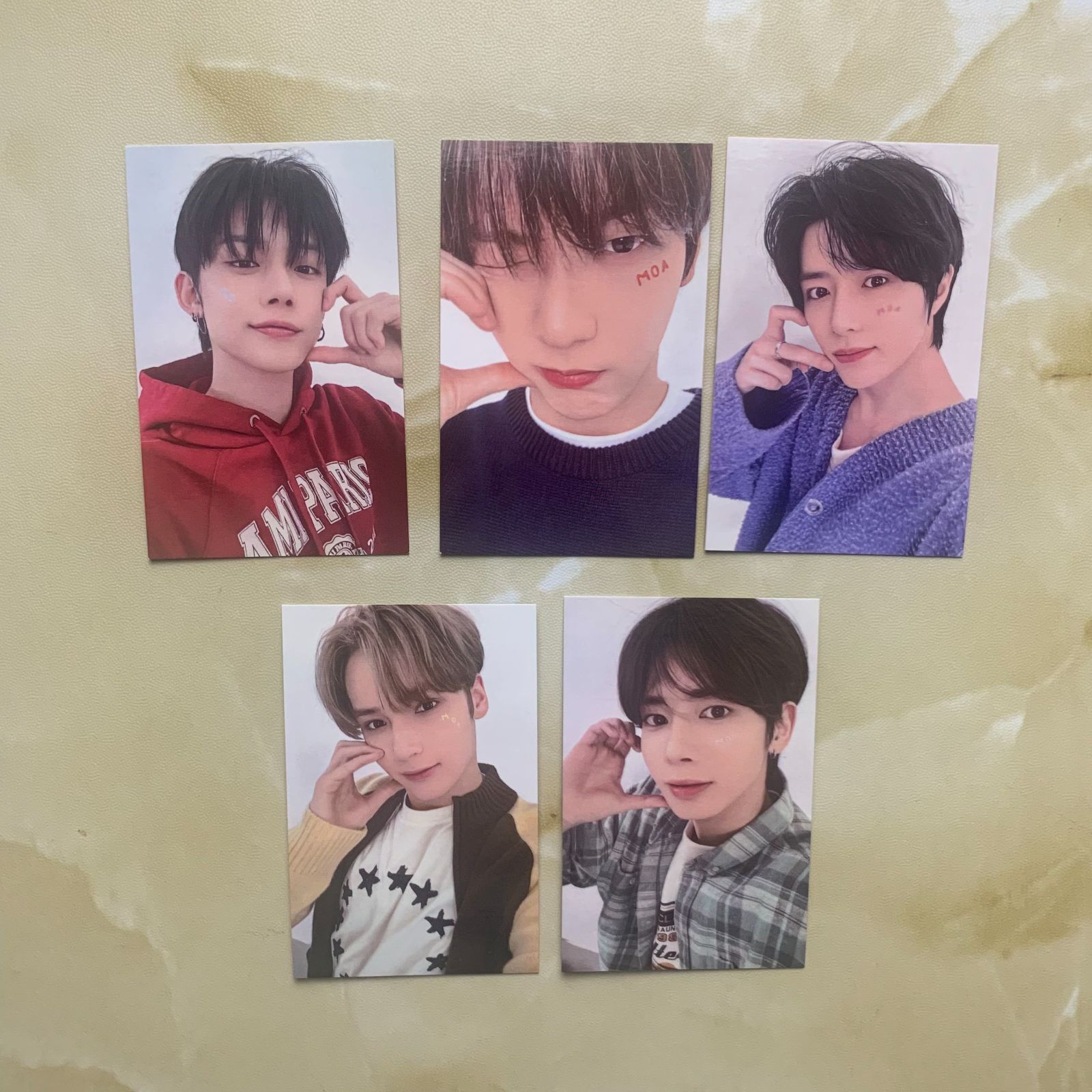 TOMORROW X TOGETHER ソウルコン TXT 韓国 ペンミトゥバ MOA ZONEEVENT トレカ メンバー全員で5枚 セット