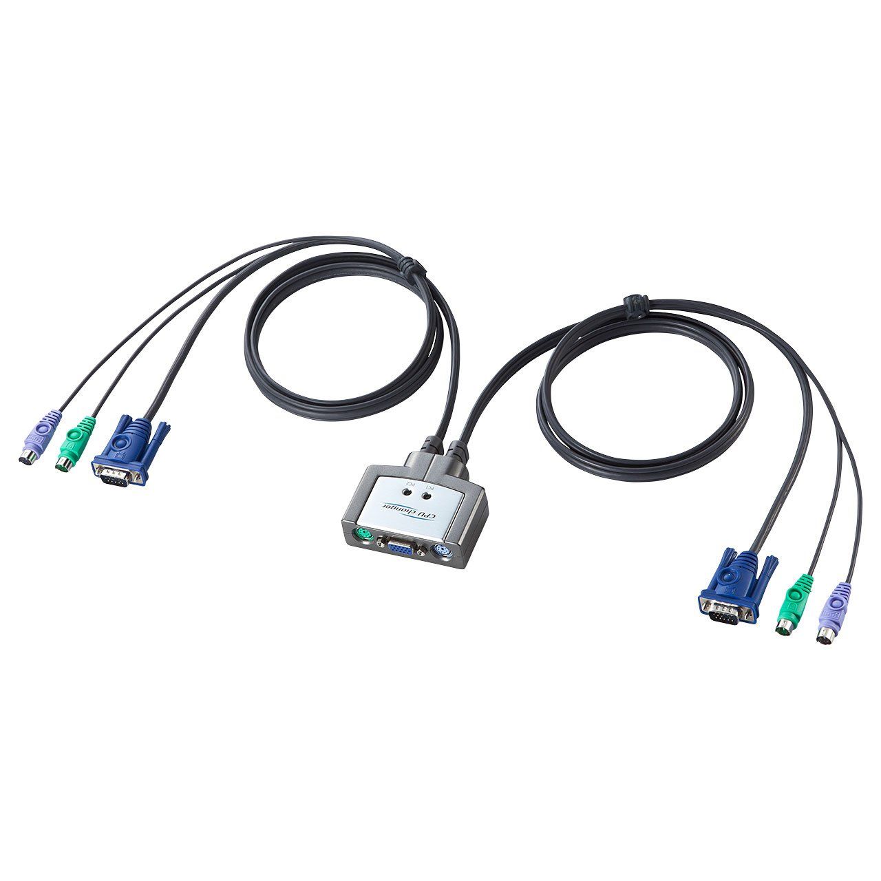 サンワサプライ パソコン自動切替器(2:1) SW-KVM2CPN [単品] [PS/2対応]