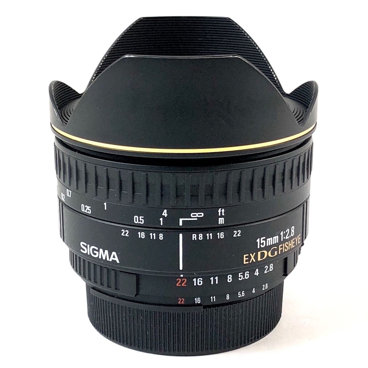 シグマ SIGMA 15mm F2.8 EX DG DIAGONAL FISHEYE (ニコン F用) 一眼カメラ用レンズ（オートフォーカス）  【中古】 - メルカリ